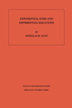 portada Exponential Sums and Differential Equations. (Am-124) (en Inglés)