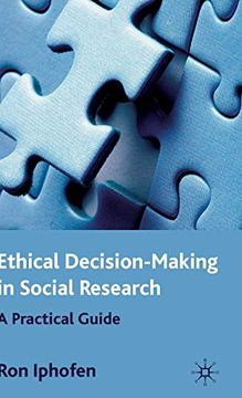 portada Ethical Decision Making in Social Research: A Practical Guide (en Inglés)