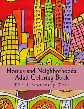 portada Homes & Neighborhoods: Adult Coloring Book (in English)