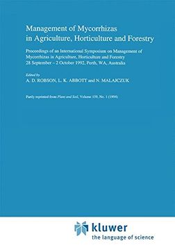 portada Management of Mycorrhizas in Agriculture, Horticulture and Forestry (Developments in Plant and Soil Sciences) (en Inglés)