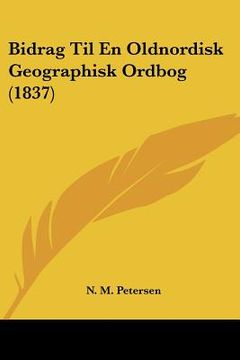 portada Bidrag Til En Oldnordisk Geographisk Ordbog (1837)