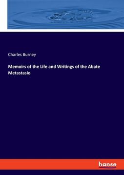 portada Memoirs of the Life and Writings of the Abate Metastasio