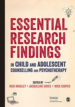portada Essential Research Findings in Child and Adolescent Counselling and Psychotherapy (en Inglés)