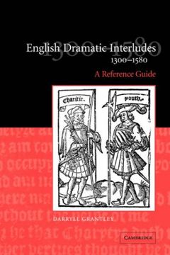 portada English Dramat Interludes 1300-1580: A Reference Guide (in English)