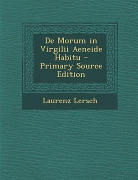 portada de Morum in Virgilii Aeneide Habitu (en Latin)