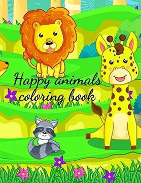 portada Happy Animals Coloring Book 