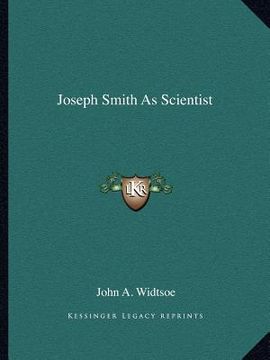 portada joseph smith as scientist (en Inglés)