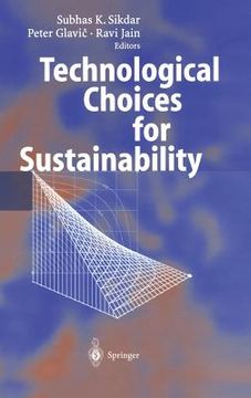 portada technological choices for sustainability (en Inglés)