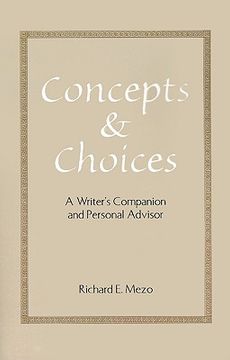 portada concepts and choices: a writer's companion and personal advisor