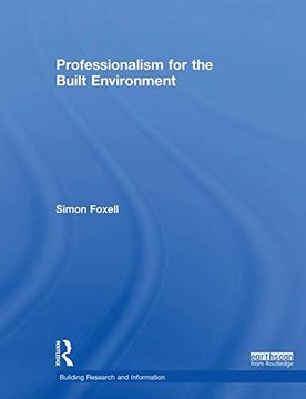 portada Professionalism for the Built Environment (Building Research and Information) (en Inglés)