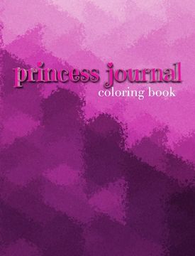 portada princess Pink Journal blank coloring book $ir Michael designer edition: princess Pink Journal blank coloring book (en Inglés)
