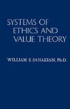 portada systems of ethics and value theory (en Inglés)