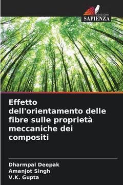 portada Effetto dell'orientamento delle fibre sulle proprietà meccaniche dei compositi (en Italiano)