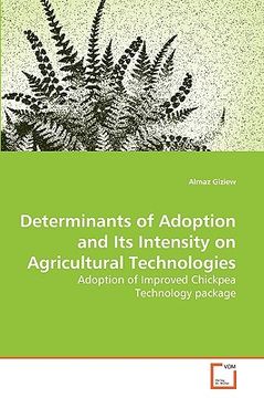 portada determinants of adoption and its intensity on agricultural technologies (en Inglés)