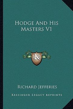 portada hodge and his masters v1 (en Inglés)