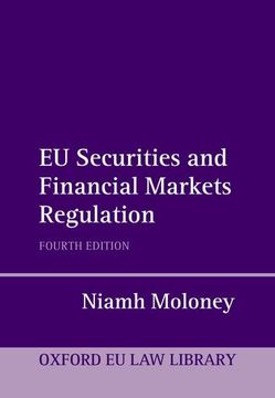 portada Eu Securities and Financial Markets Regulation (Oxford European Union law Library) (en Inglés)