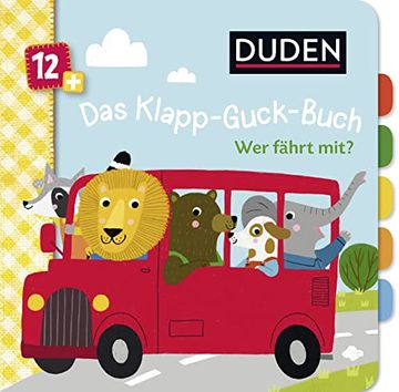portada Duden 12+: Das Klapp-Guck-Buch: Wer Fährt Mit? (en Alemán)