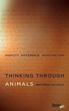 portada Thinking Through Animals: Identity, Difference, Indistinction (in English)