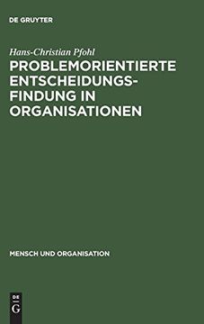 portada Problemorientierte Entscheidungsfindung in Organisationen (en Alemán)