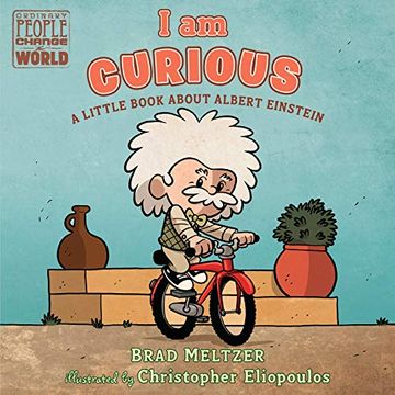 portada I am Curious: A Little Book About Albert Einstein (Ordinary People Change the World) (en Inglés)