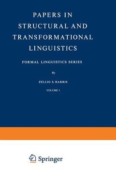 portada Papers in Structural and Transformational Linguistics (en Inglés)
