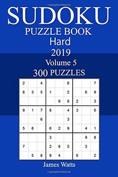 portada 300 Hard Sudoku Puzzle Book 2019 (en Inglés)