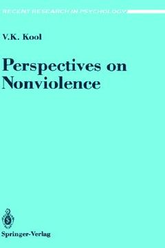 portada perspectives on nonviolence (en Inglés)