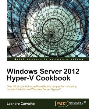 portada windows server 2012 hyper-v cookbook (en Inglés)