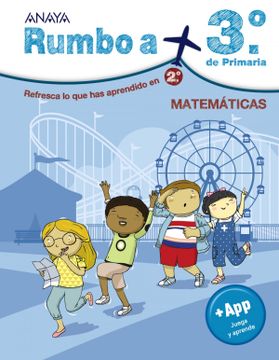 portada Vacaciones Rumbo A.   Matematicas 3º Educacion Primaria