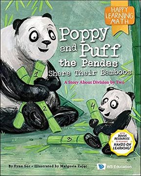 portada Poppy and Puff the Pandas Share Their Bamboos: A Story About Division by two (Paperback)
