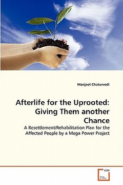 portada afterlife for the uprooted: giving them another chance (en Inglés)