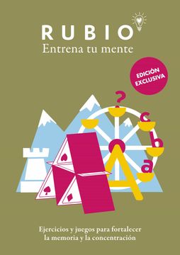 portada Ejercicios y Juegos Para Fortalecer la Memoria y la Concentración (Edición Exclusiva) (Rubio. Entrena tu Mente) (in Spanish)