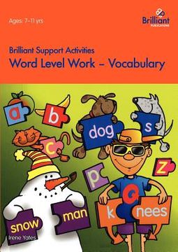 portada word level work - vocabulary (brilliant support activities) (en Inglés)