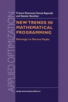 portada new trends in mathematical programming: homage to steven vajda (en Inglés)