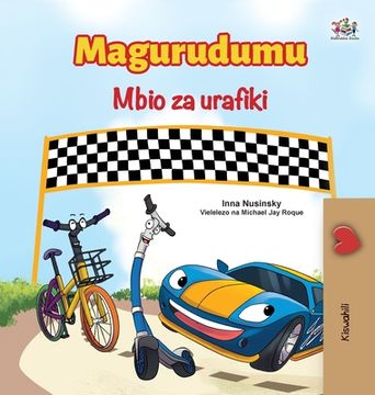 portada The Wheels The Friendship Race (Swahili Book for Kids) (en Swahili)