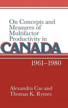portada On Concepts and Measures of Multifactor Productivity in Canada, 1961-1980 Hardback (in English)