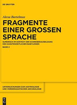 portada Alexa Sabine Bartelmus: Fragmente Einer Grosen Sprache (in German)