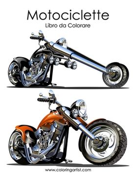 portada Motociclette Libro da Colorare 1 (en Italiano)