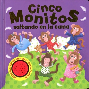 portada Cinco Monitos Saltando en la Cama (in Spanish)