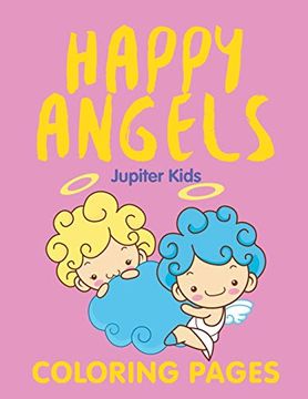 portada Happy Angels (Coloring Pages) (en Inglés)