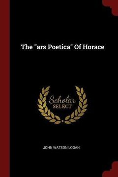portada The "ars Poetica" Of Horace