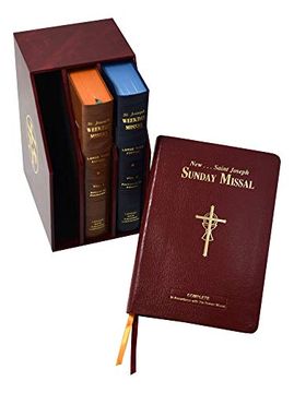 portada St. Joseph Daily and Sunday Missal (Large Type Editions): Complete Gift box 3-Volume set (in English)