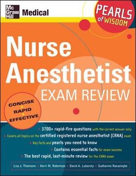 portada Nurse Anesthetist Exam Review: Pearls of Wisdom 