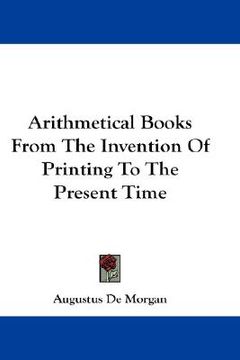 portada arithmetical books from the invention of printing to the present time (en Inglés)