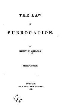 portada The Law of Subrogation (en Inglés)