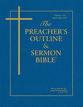 portada The Preacher's Outline & Sermon Bible: Master Subject Index KJV (en Inglés)