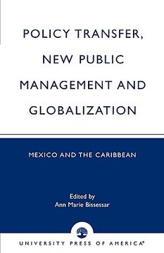 portada policy transfer, new public management and globalization: mexico and the caribbean (en Inglés)