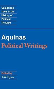 portada Aquinas: Political Writings (Cambridge Texts in the History of Political Thought) 