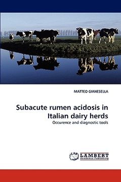 portada subacute rumen acidosis in italian dairy herds