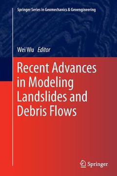 portada Recent Advances in Modeling Landslides and Debris Flows (en Inglés)